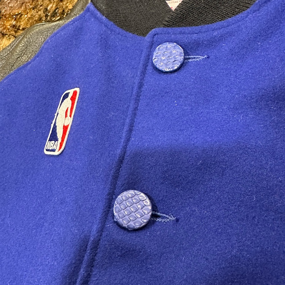 Just Don x Mitchell & Ness 1998 NBA All Star Blue / Black Varsity Jacket - Picture 15 of 16